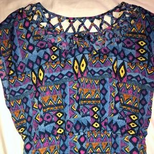 Forever 21 Tribal Pattern Dress
